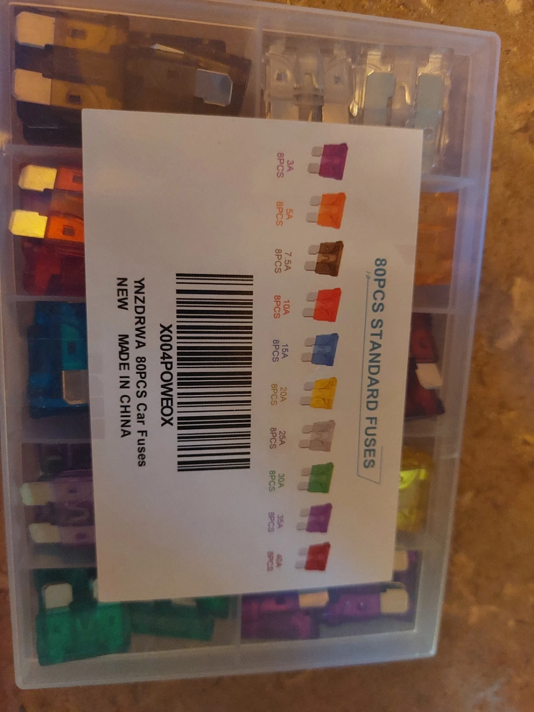 80 Piece Standard Car Fuse Set - photo 2