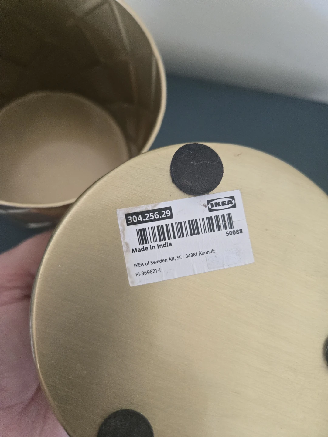 IKEA Gold Plant Pots x 2 - photo 3