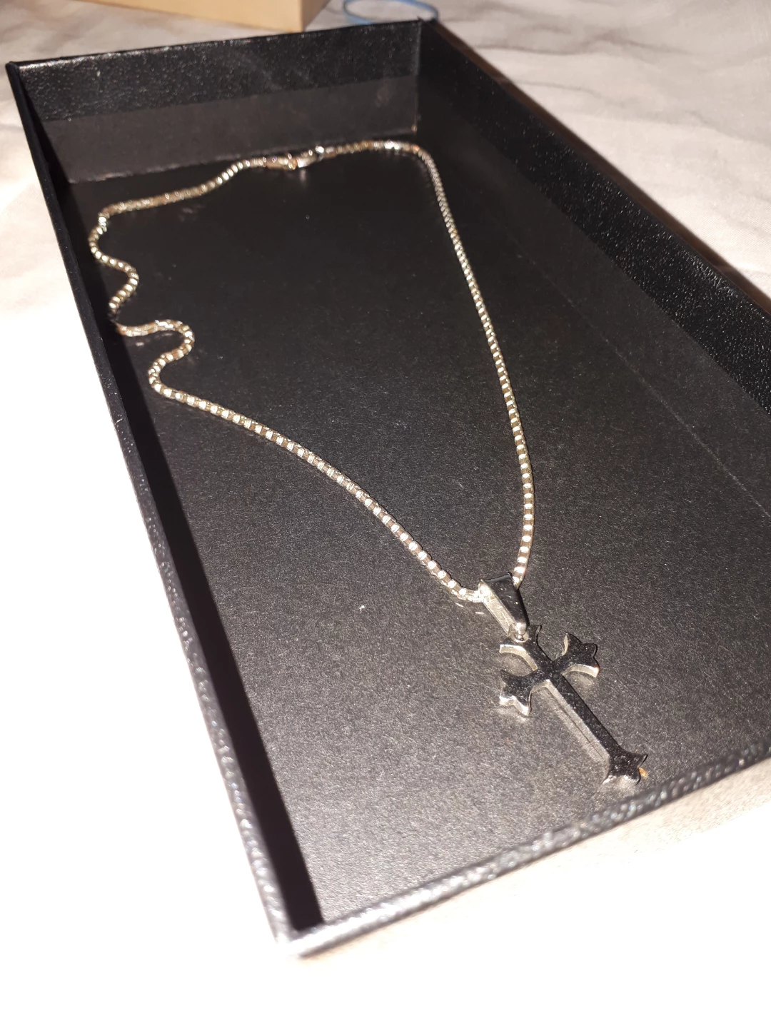 Silver Cross Necklace