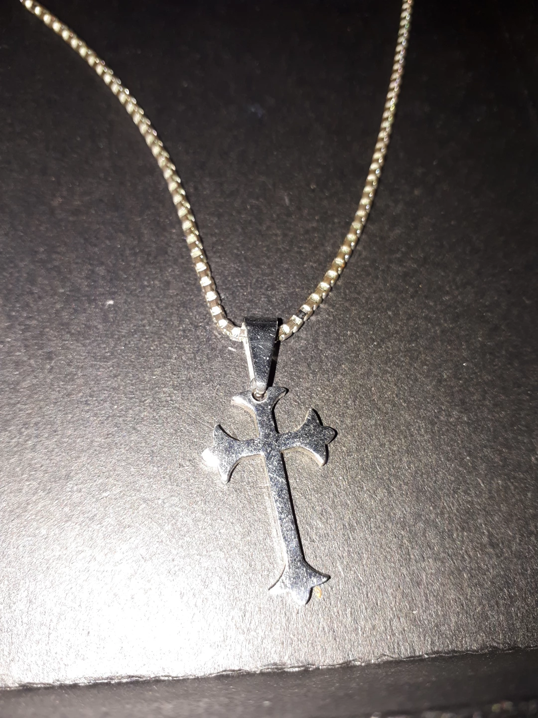 Silver Cross Necklace - photo 2