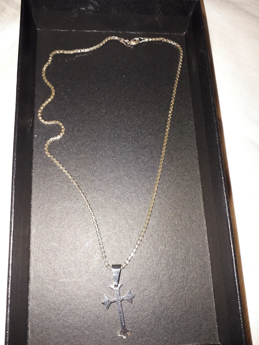 Silver Cross Necklace - photo 3