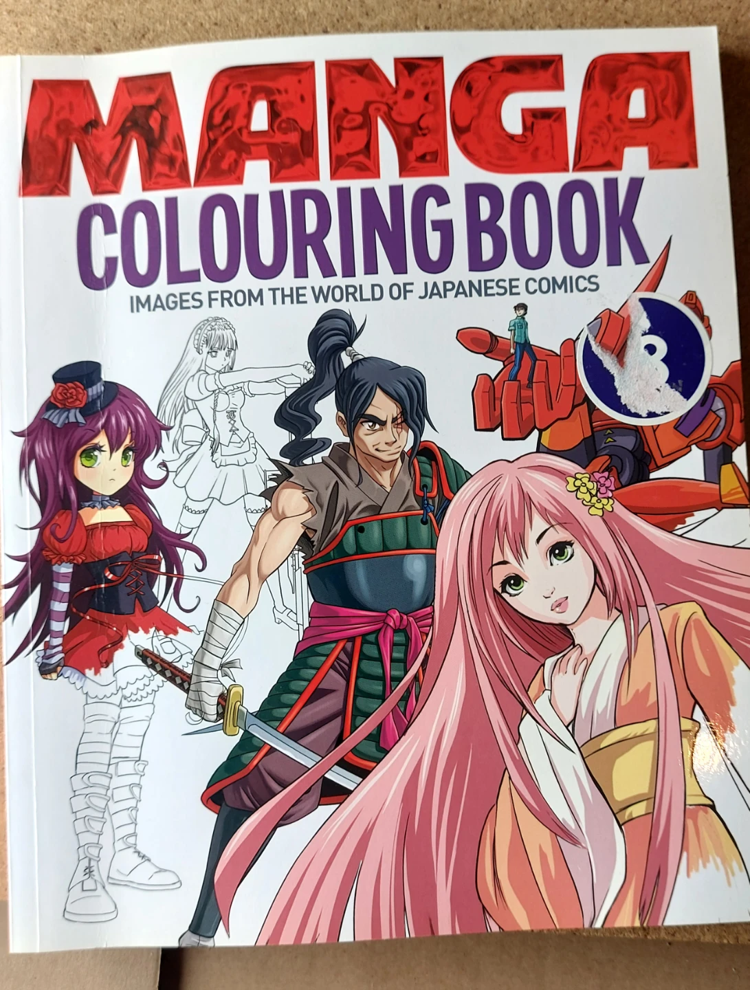 Manga Colouring Book
