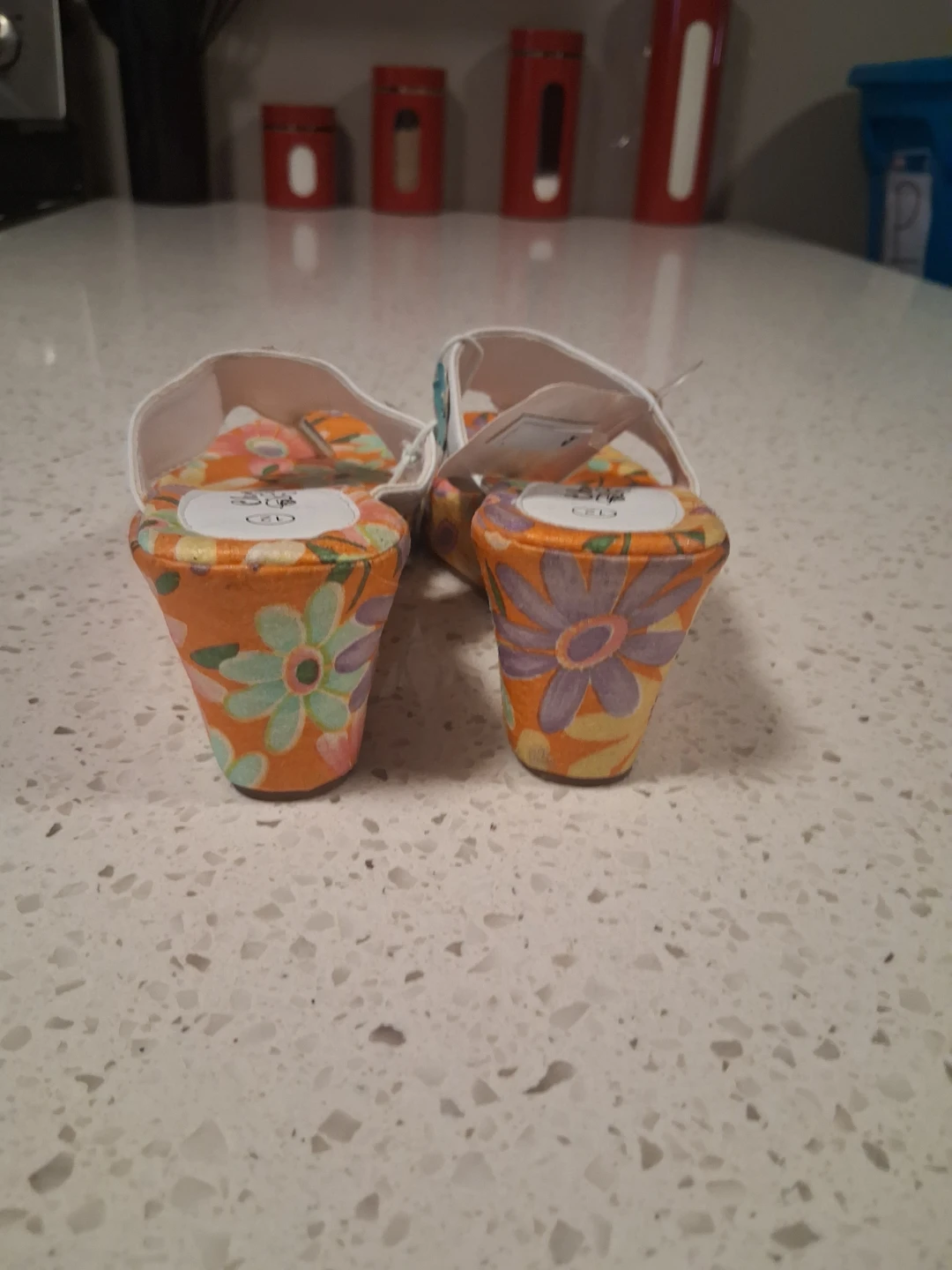 Girls floral wedges - photo 3