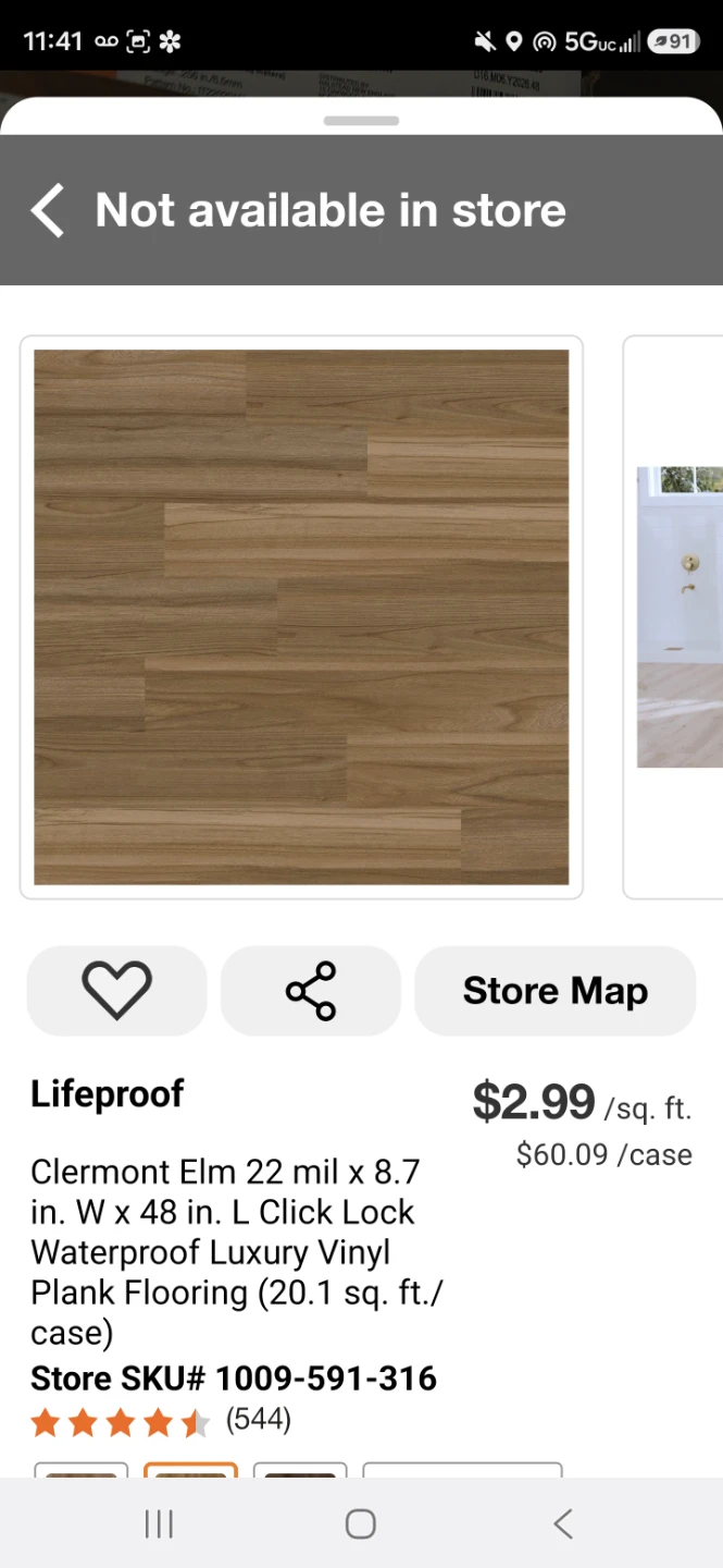 Lifeproof Clermont Elm Luxury Vinyl Plank Flooring - photo 2