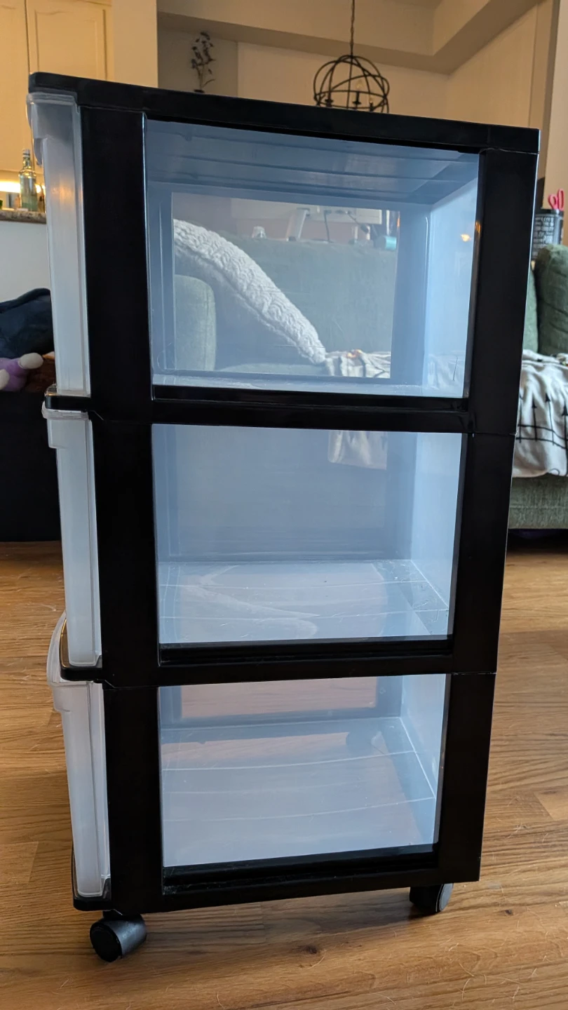 3-Drawer Rolling Storage Cart - photo 3