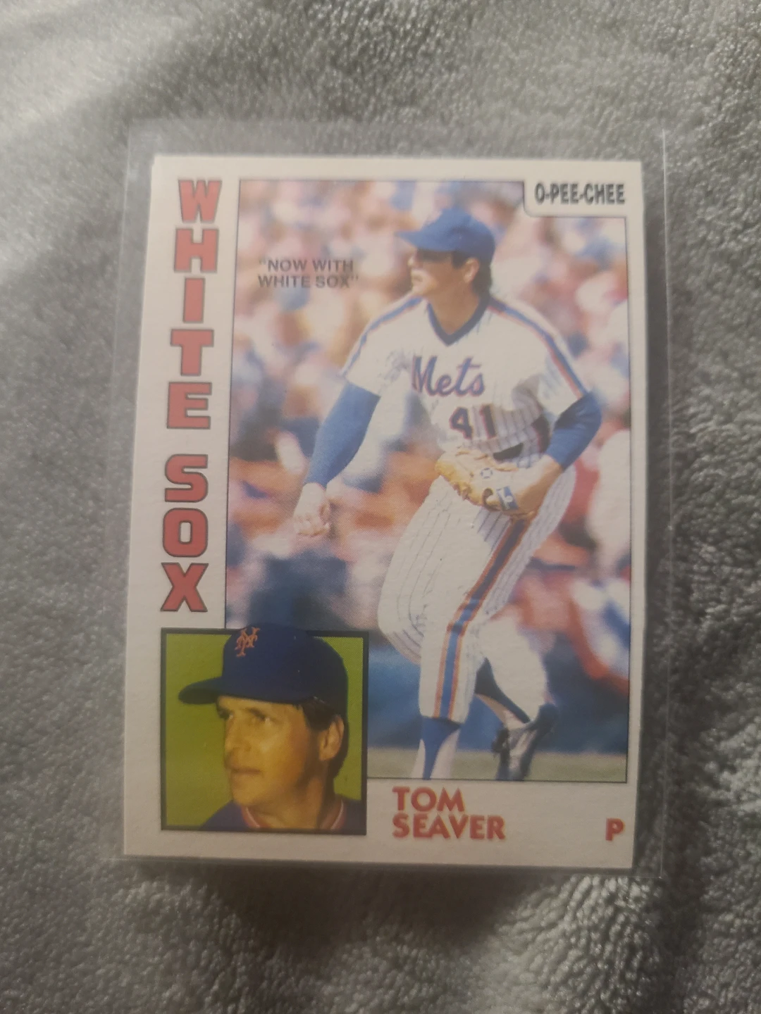 1984 O-Pee-Chee Tom Seaver Baseball Card