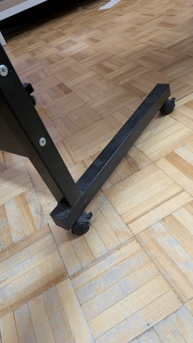 Adjustable Rolling Bedside Table - photo 3