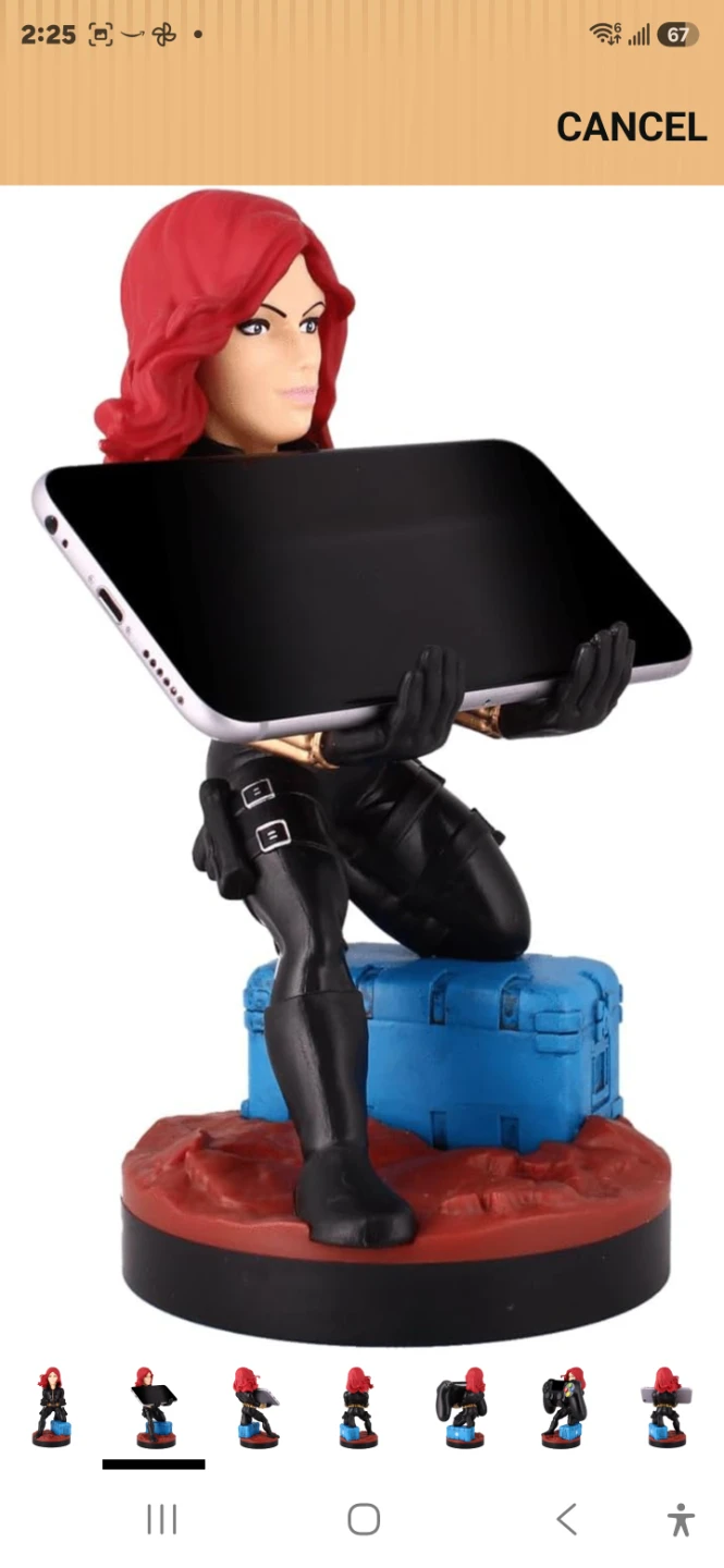 Marvel Cable Guys Black Widow Phone & Controller Holder - photo 5