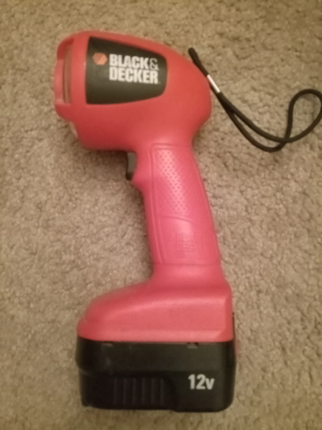 Black & Decker 12V Swivel Screwdriver & Job Light