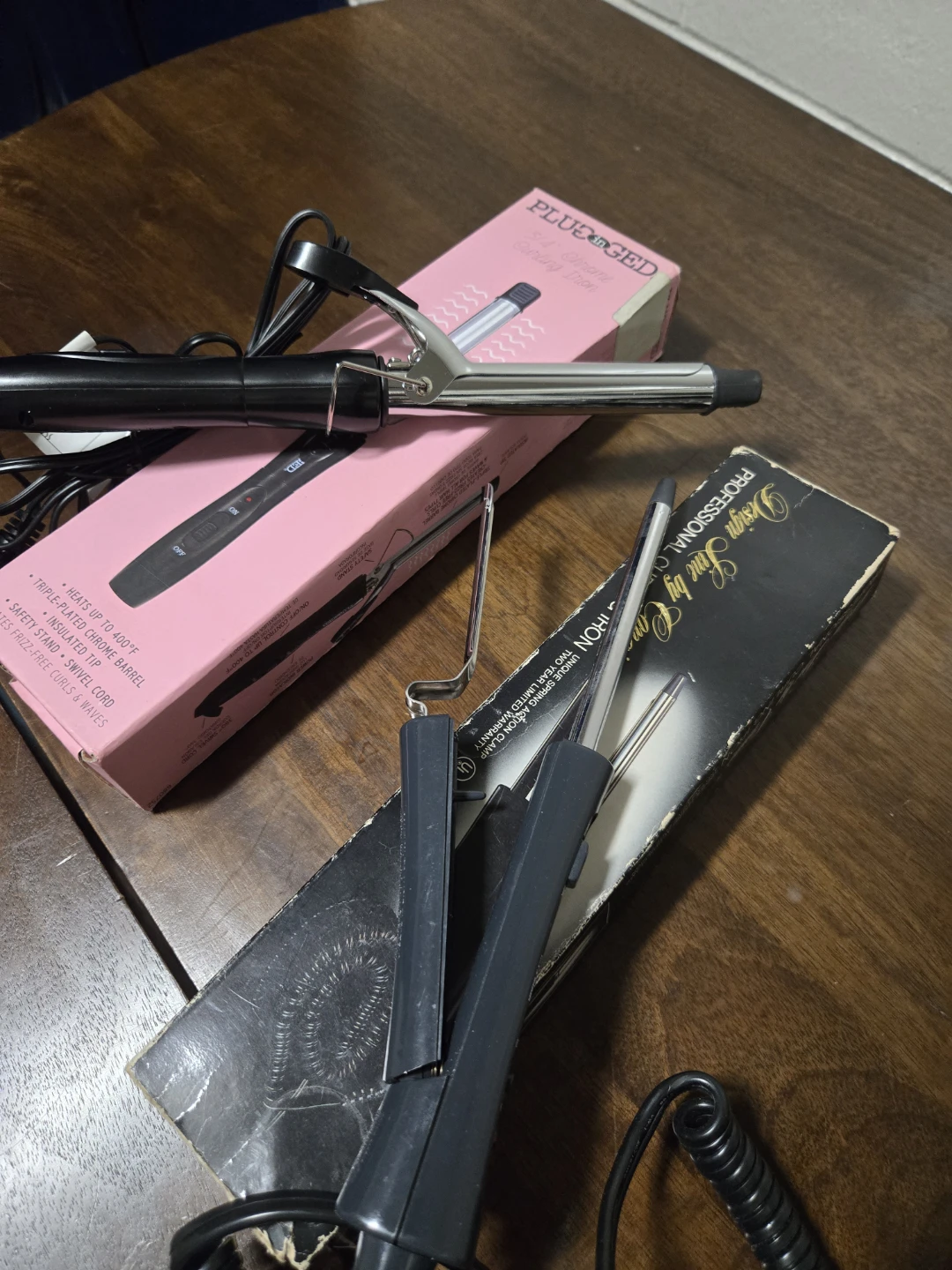 2Pc New Conair Retro Curling Iron Set - photo 3