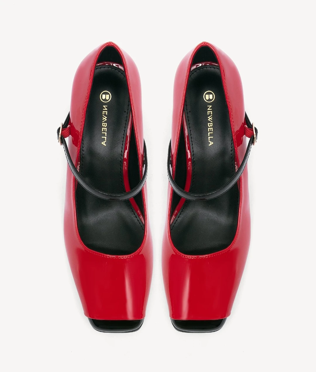 Newbella Red Mary Jane Heels 🏈 - photo 2