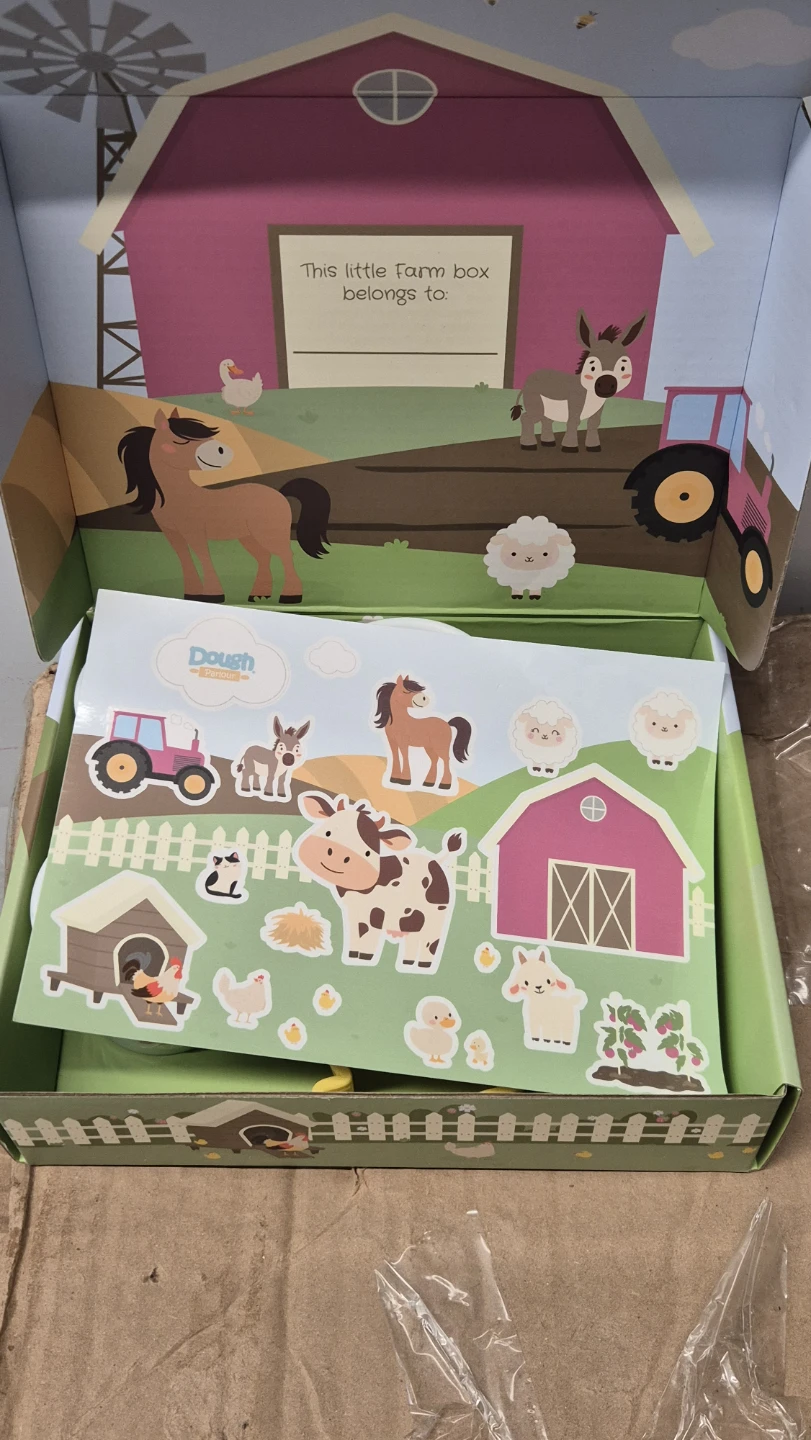 Dough Parlour Little Farm Play Set Dough Montessori kids toys - photo 5