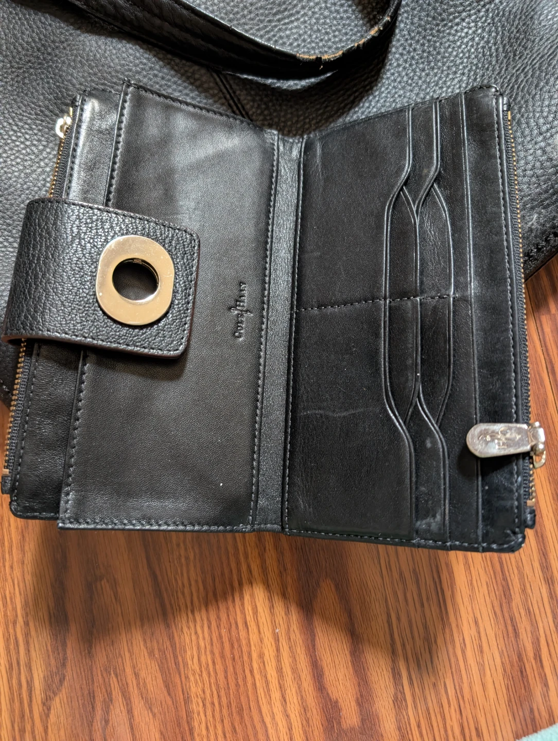 Cole Haan Leather Tote and Matching Wallet - photo 4
