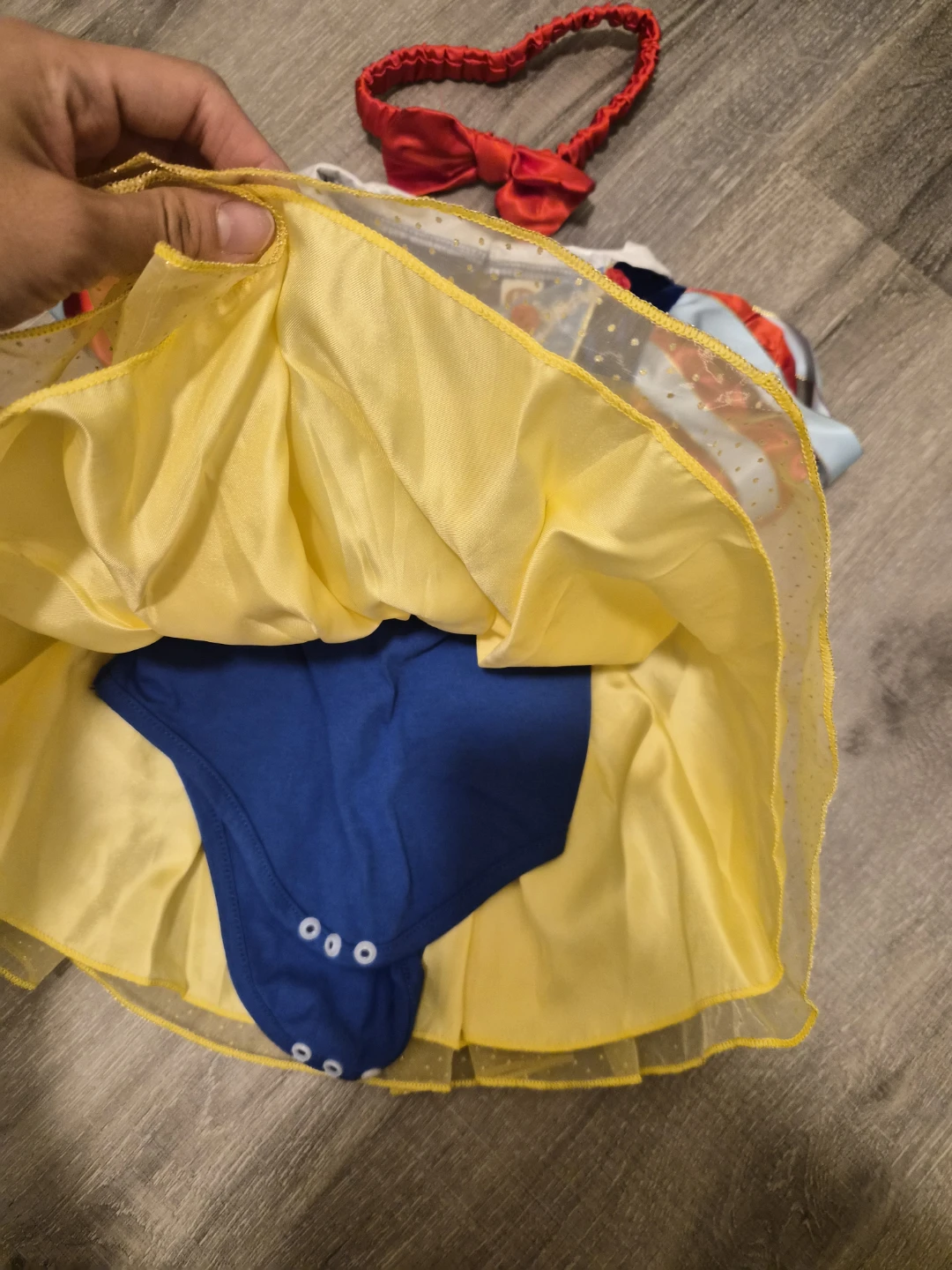 Baby Snow White Costume with Headband Size 80 - photo 3