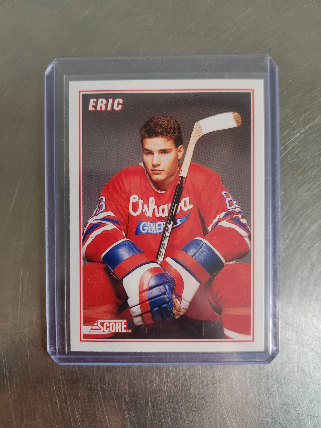 1990 Score Eric Lindros Oshawa Generals Hockey Card