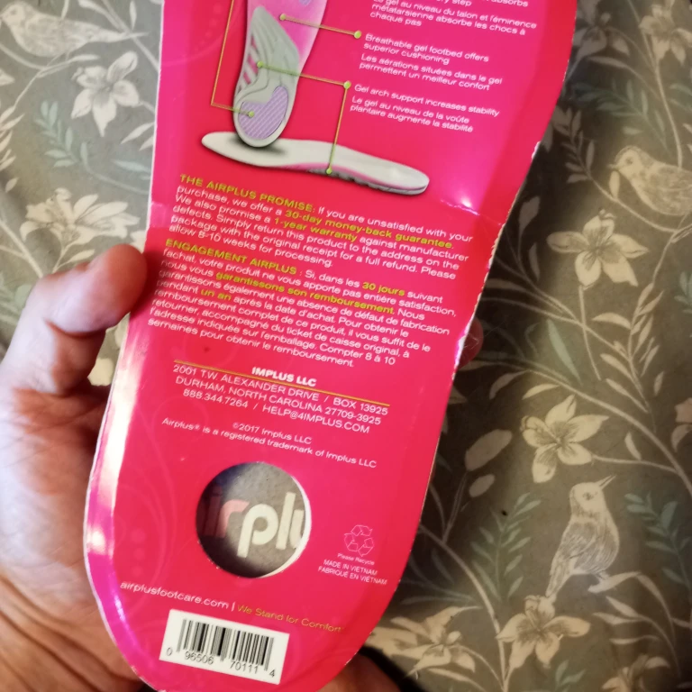 Airplus Amazing Active Gel Insoles Women 5-11 - photo 4