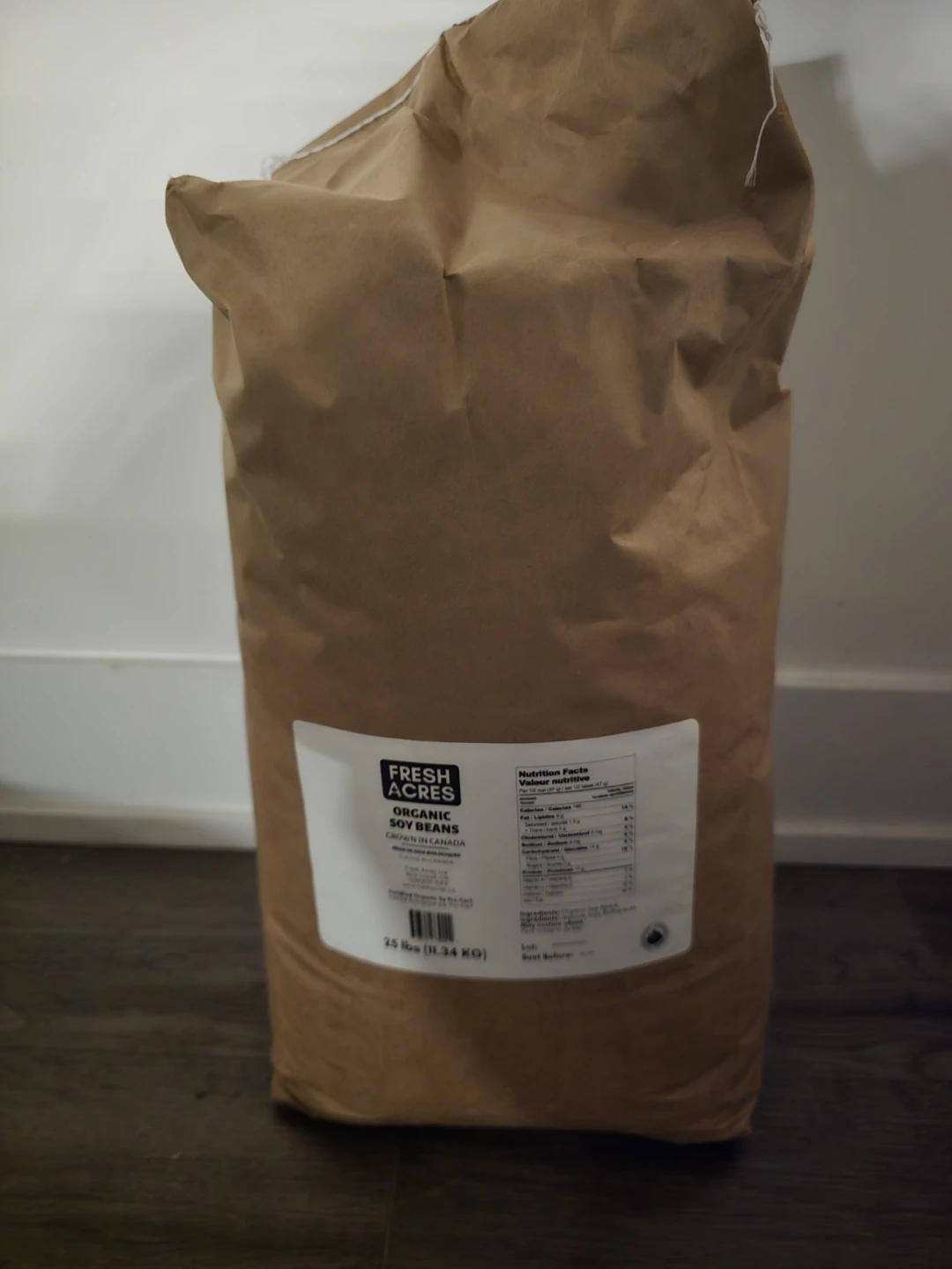 Soybeans: Fresh Acres Organic Soy Beans 25 lbs
