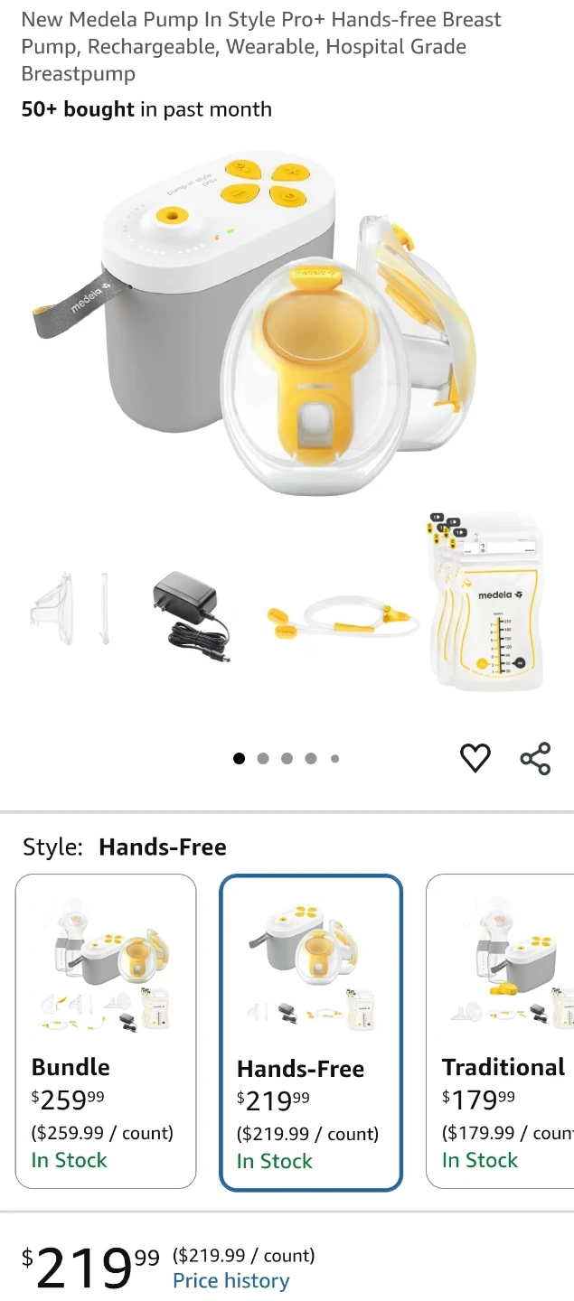 Medela Pump In Style Pro+ Hands-Free - photo 4