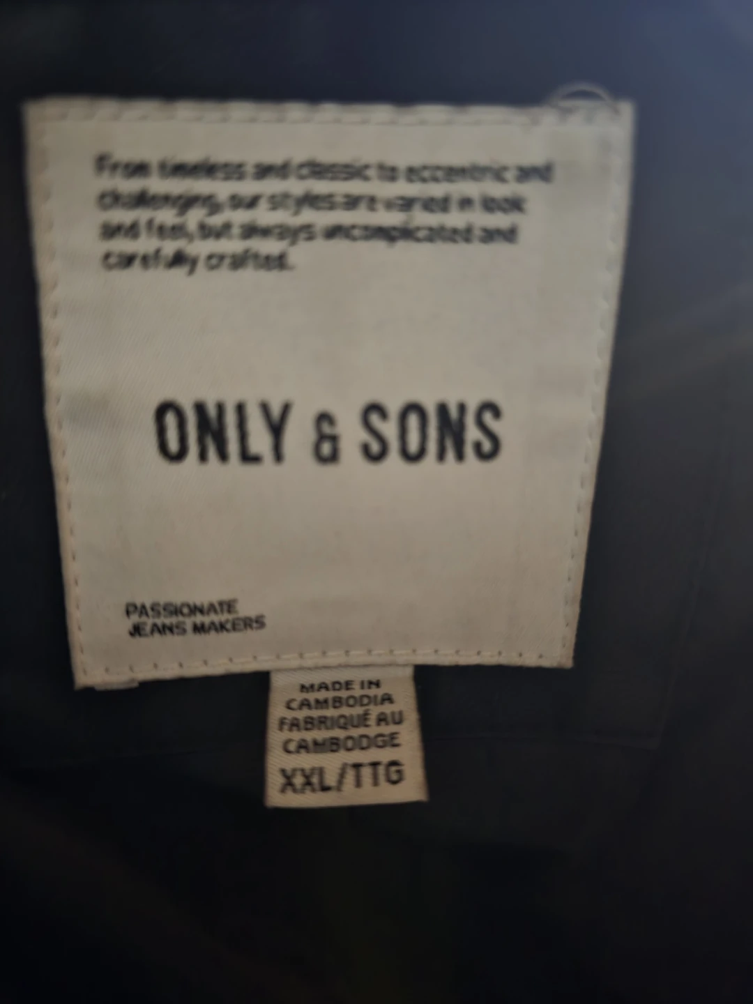 NEW Only & Sons Faux Leather Jacket Black🏈 - photo 4