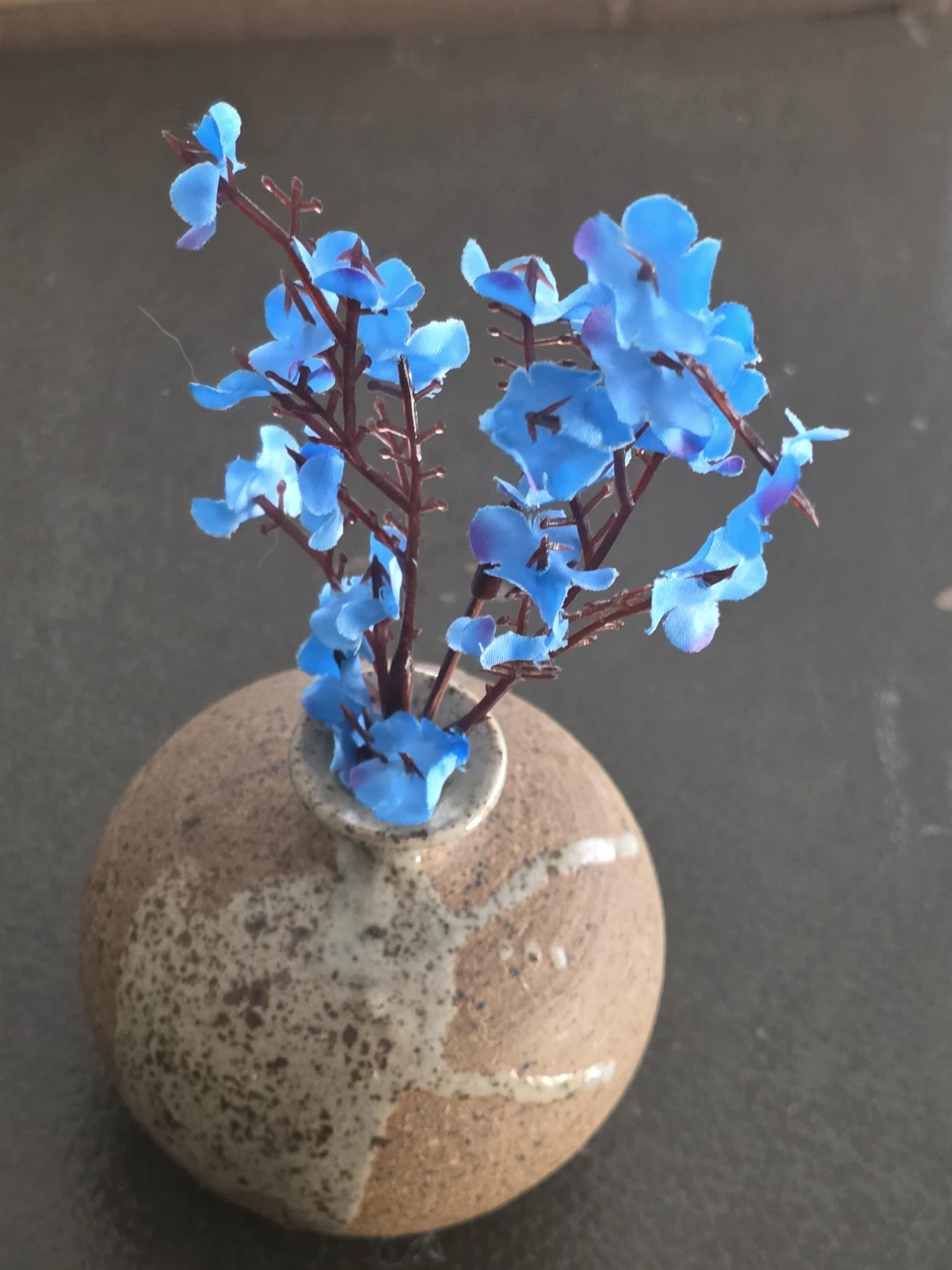 Small Speckled Ceramic Vase