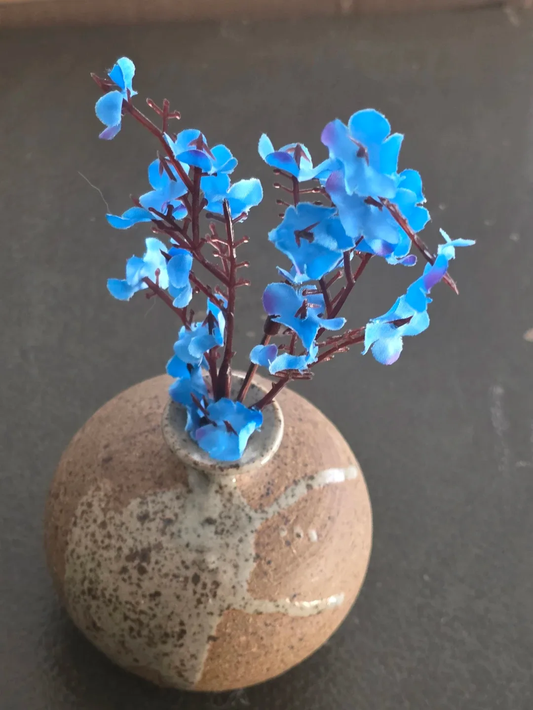 Small Speckled Ceramic Vase