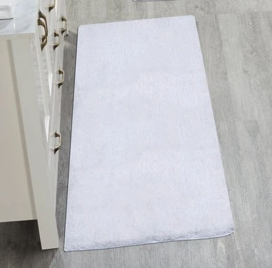 Ultra Luxe White Bath Rug Mat 24x60