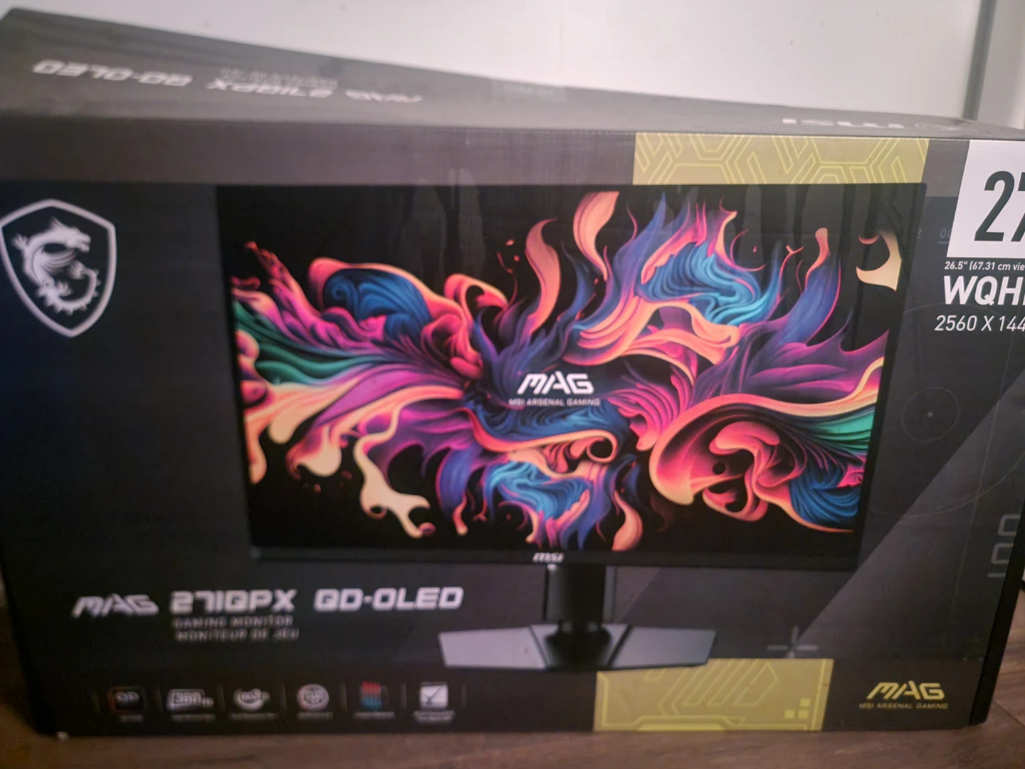 MSI MAG 271QPX QD-OLED – 27" 1440p 360Hz Gaming Monitor - photo 3