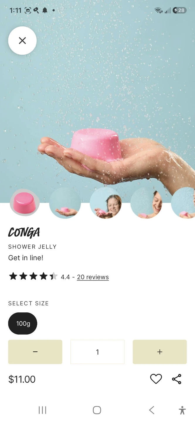 Lush Conga Shower Jelly