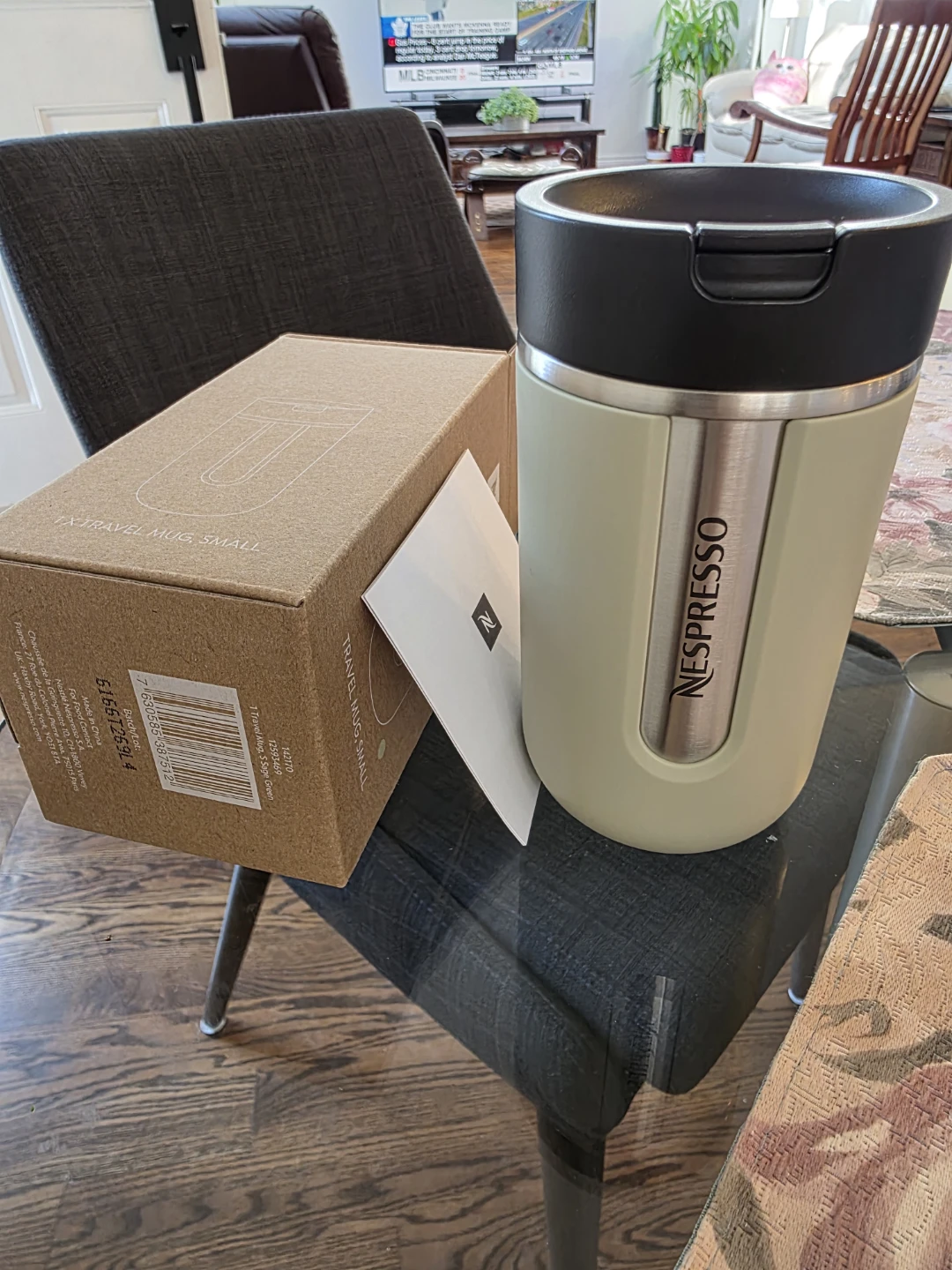 Nespresso Travel Mug Small, Sage Green