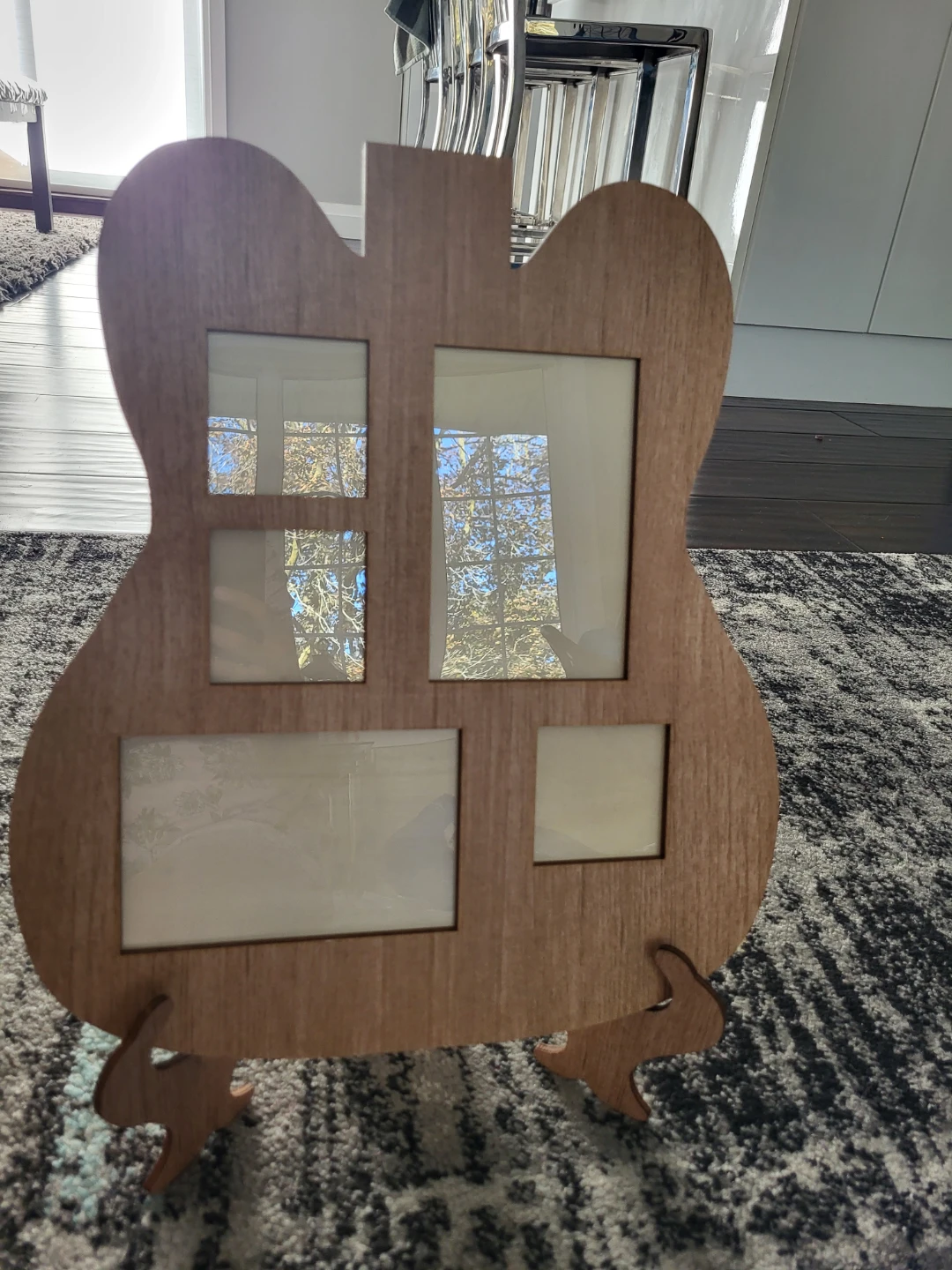 Guitar-Shaped Multi-Photo Frame - photo 3