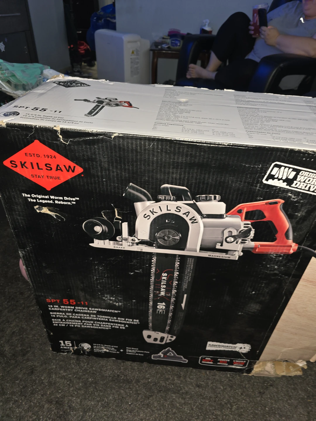 SKILSAW SPT 55-11 Worm Drive Carpentry Chainsaw - photo 3