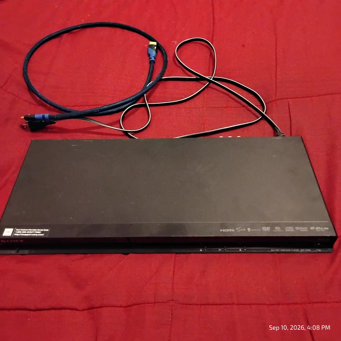 Sony BDP-S380 Blu-ray Disc/DVD Player