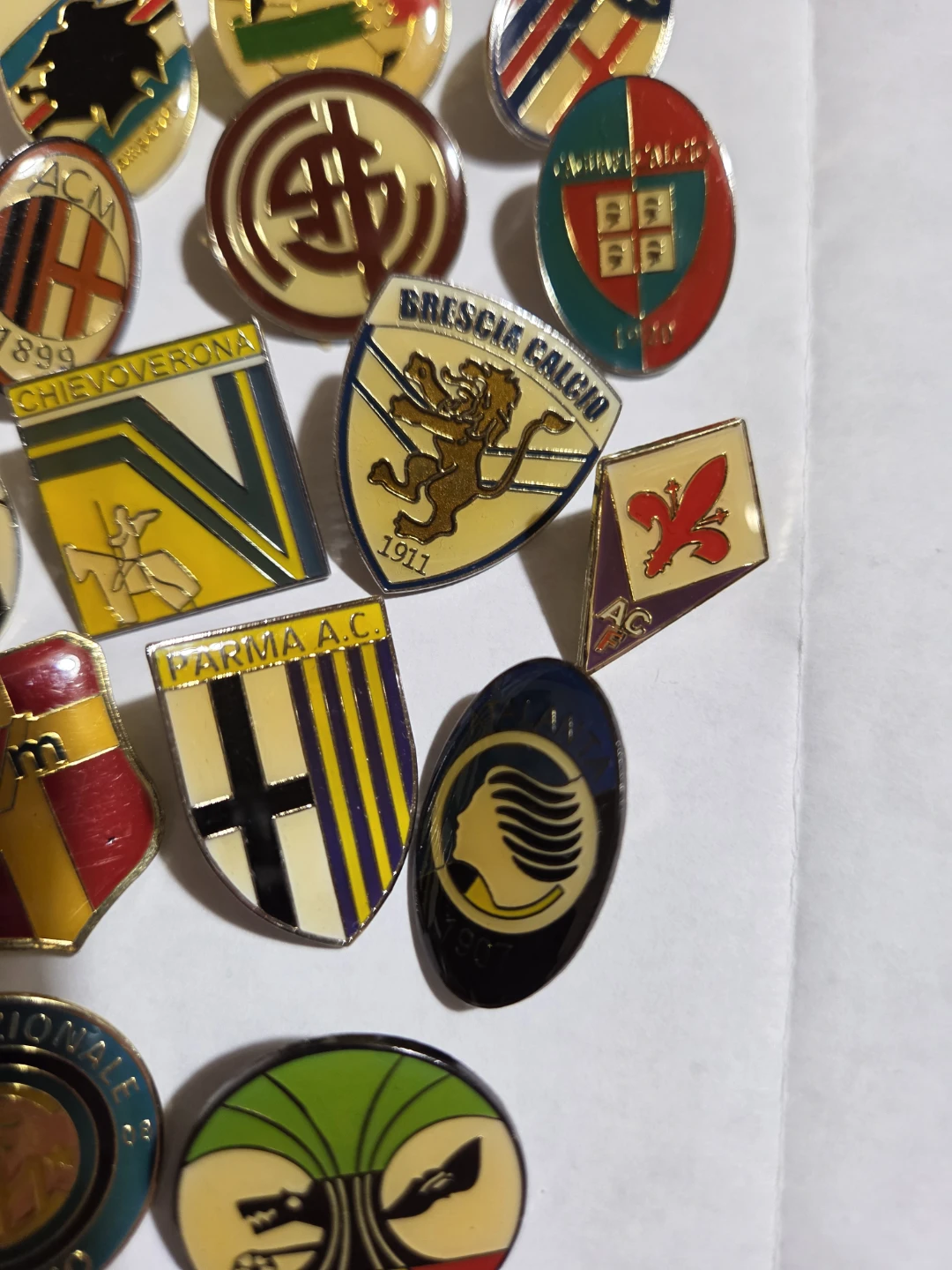 Set of Italian Football Club Pins - photo 4