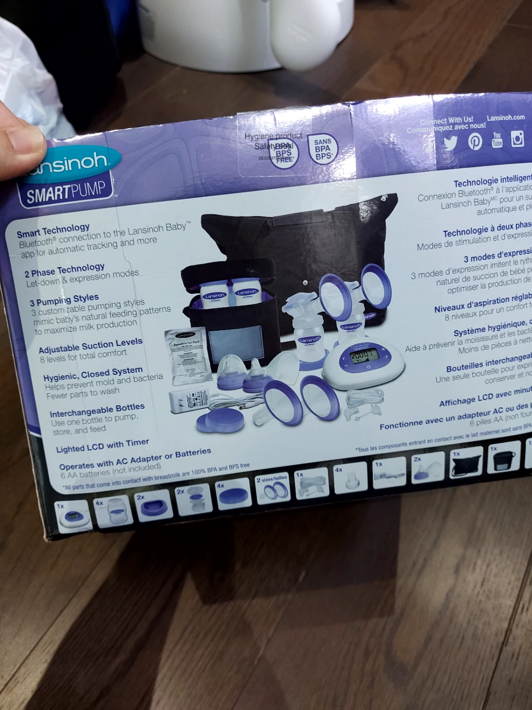 Lansinoh Smartpump Double Electric Breast Pump - photo 3