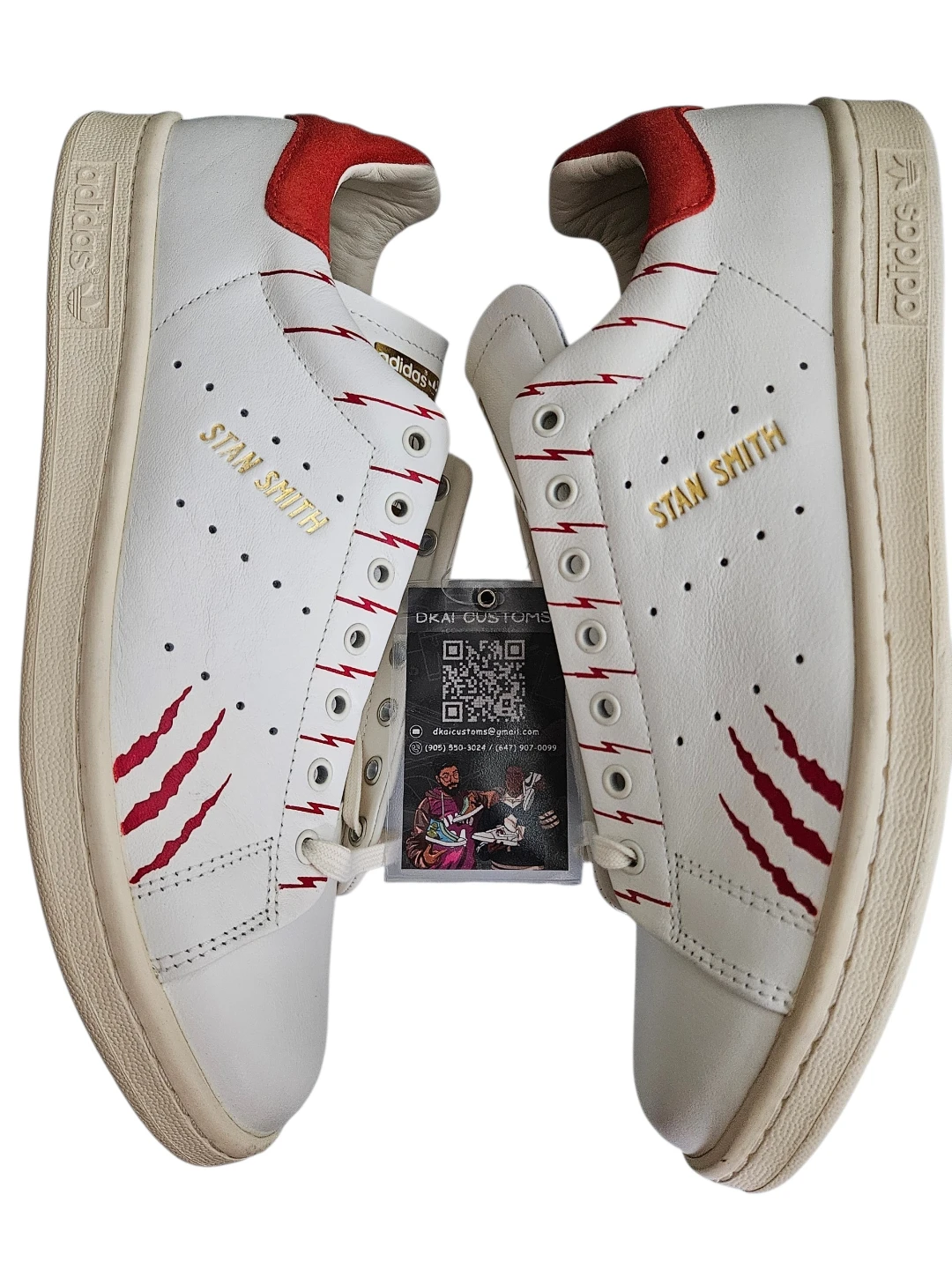 Adidas Stan Smith Custom Toronto Raptors Sneakers - photo 2