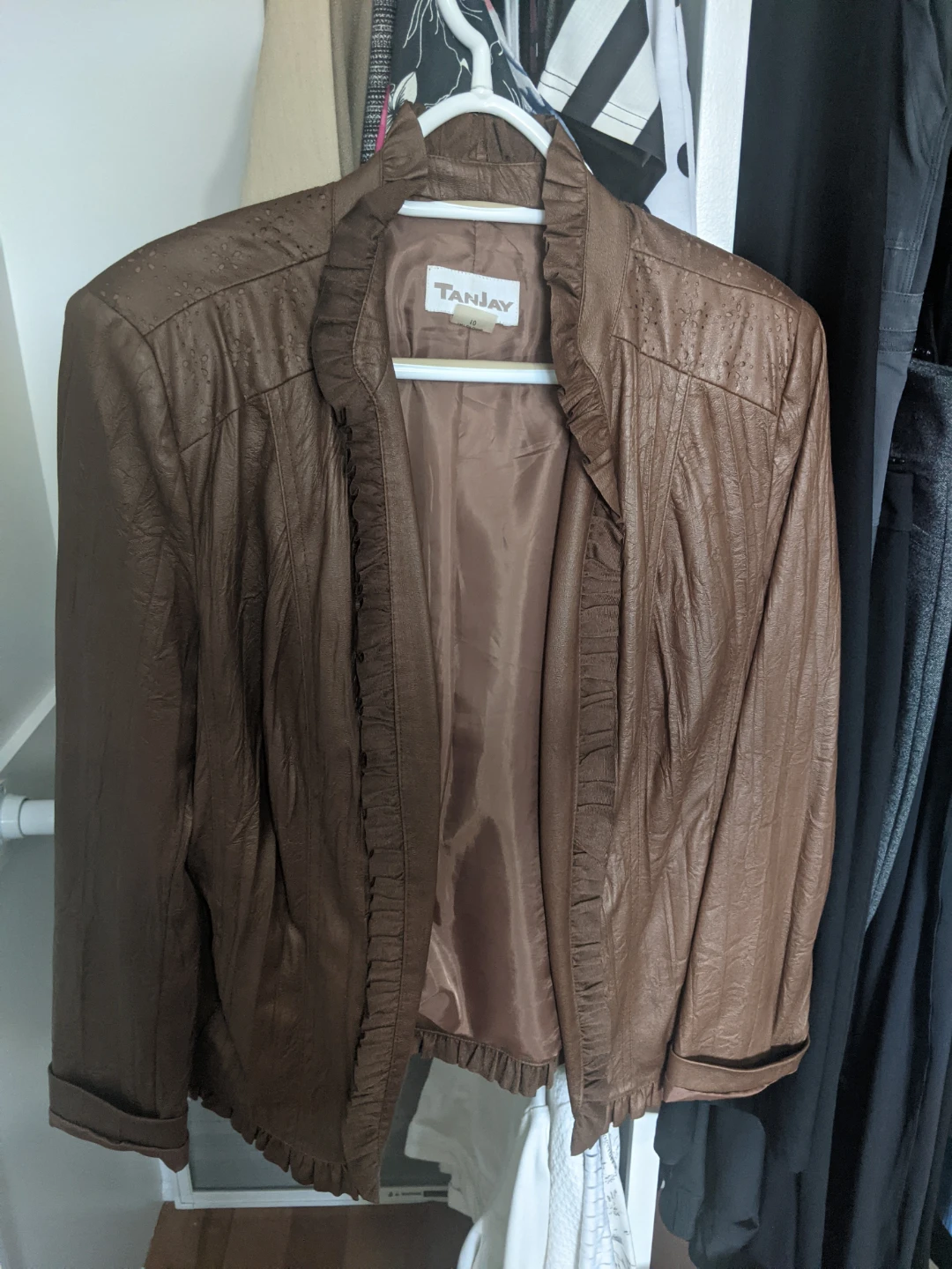 Tanjay Brown Jacket Size 10