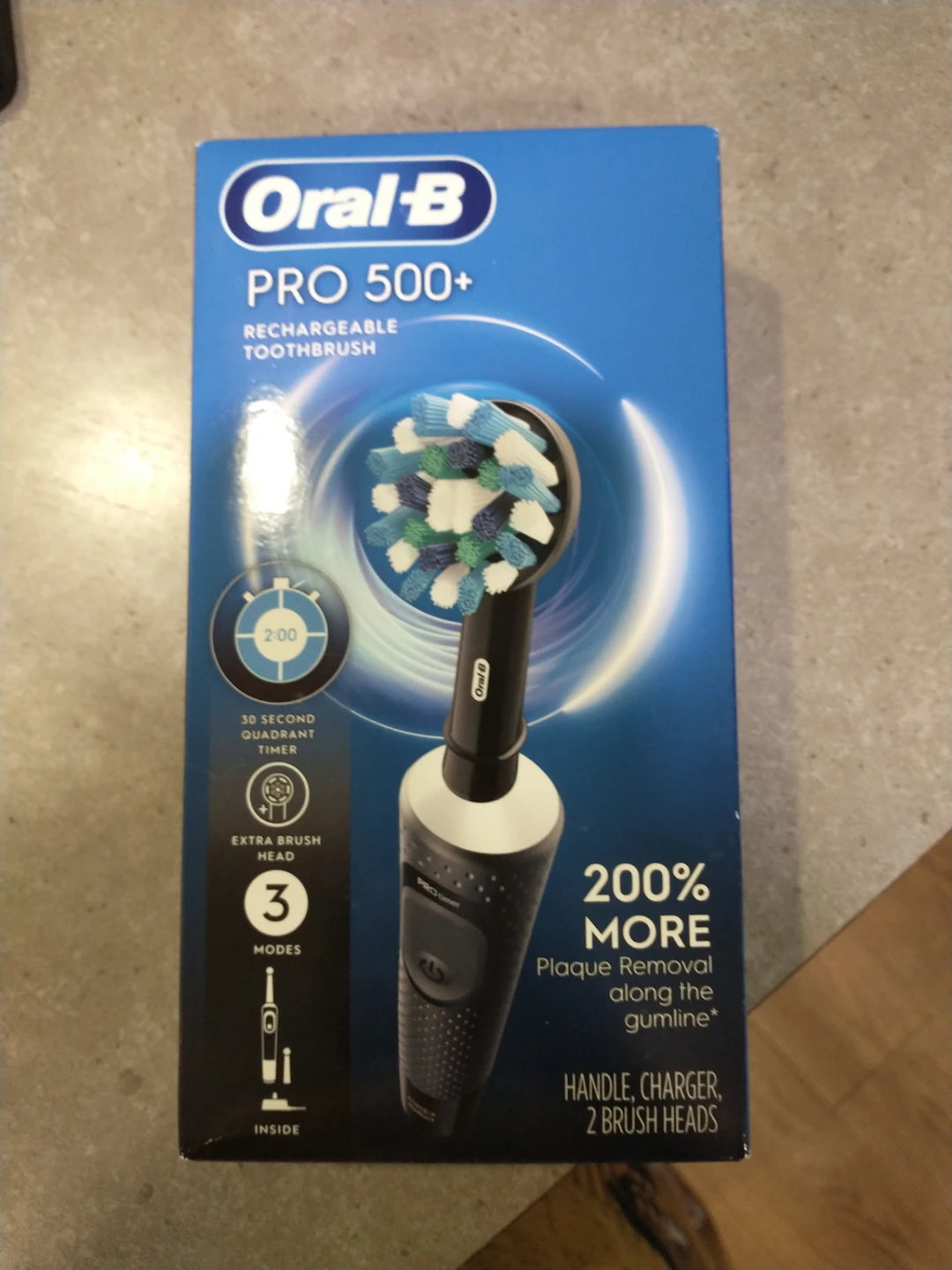 Oral-B PRO 500+ Rechargeable Toothbrush