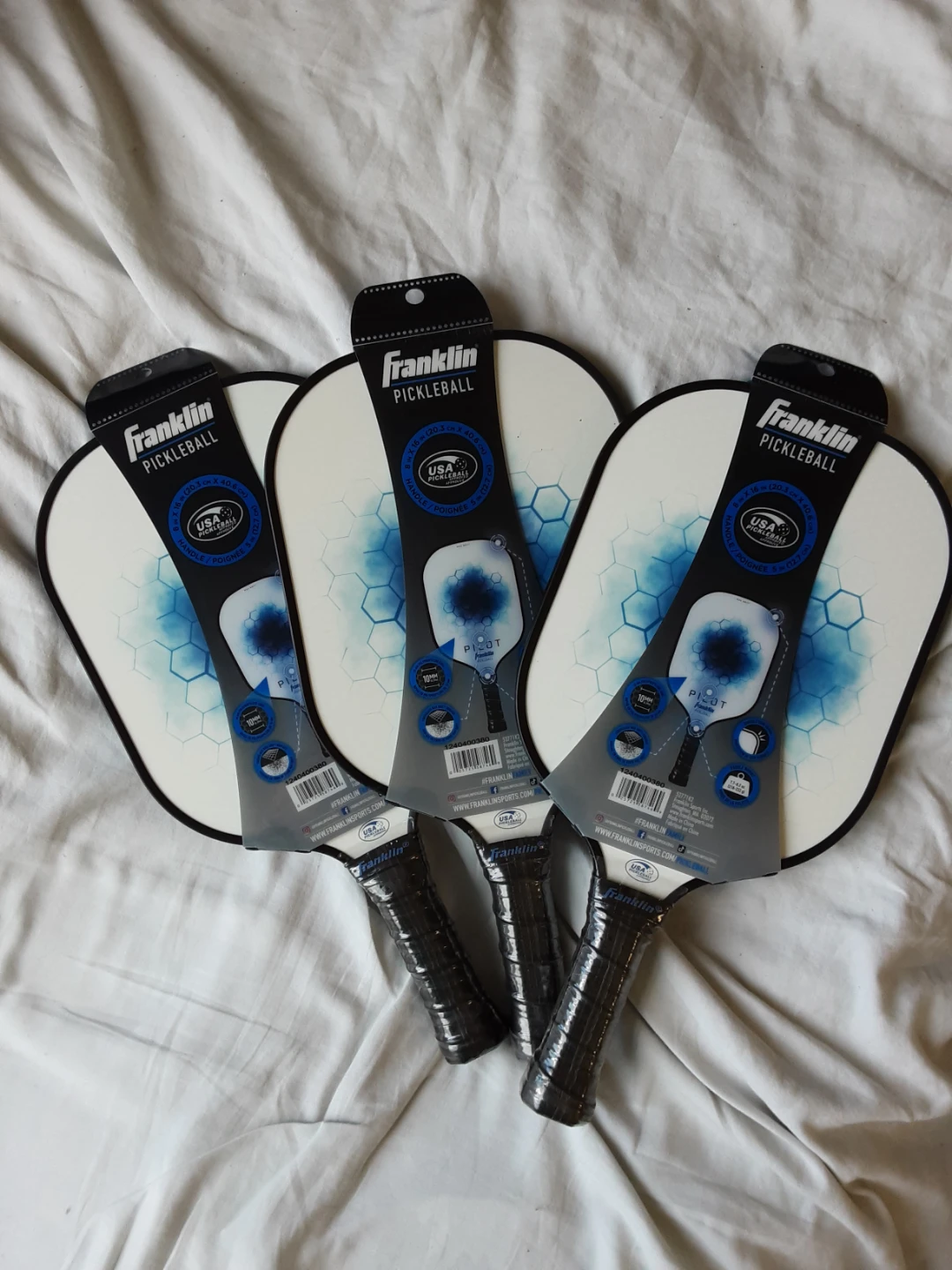 3 Franklin Pickleball Paddles New