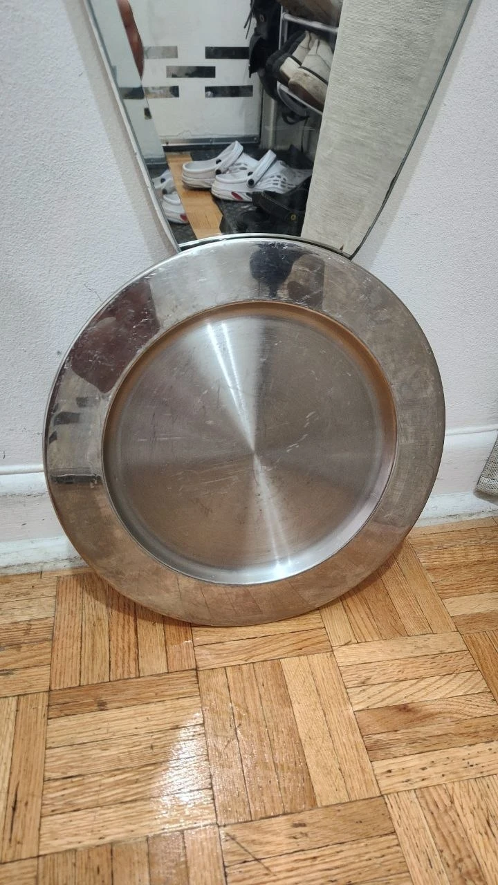 Stainless Steel Charger Plate - Silver Decorative Underplate