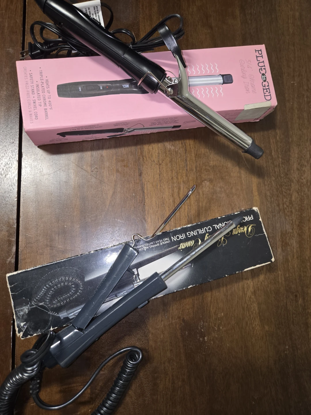 2Pc New Conair Retro Curling Iron Set - photo 2