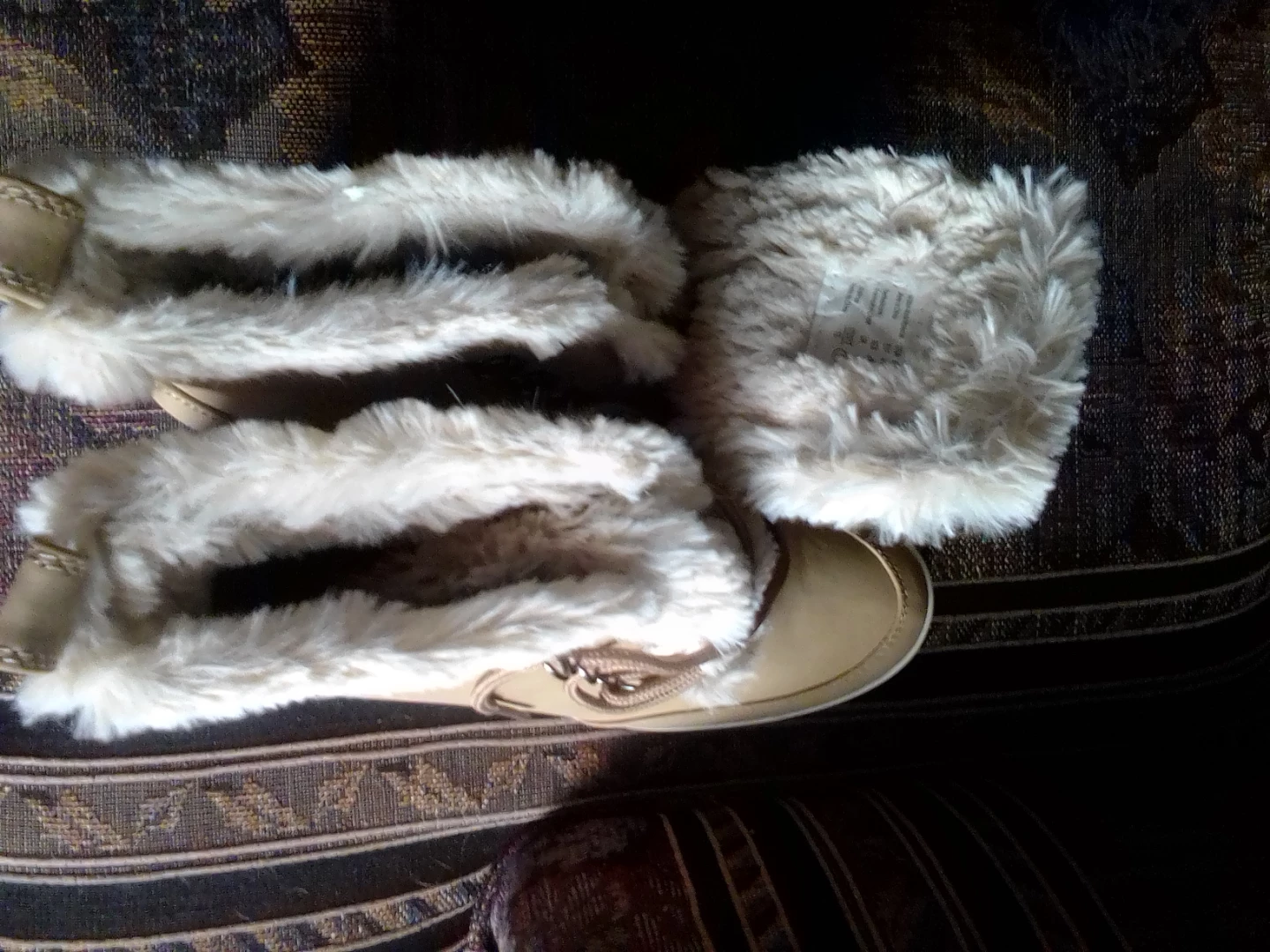Taupe Wedge Boots - photo 2