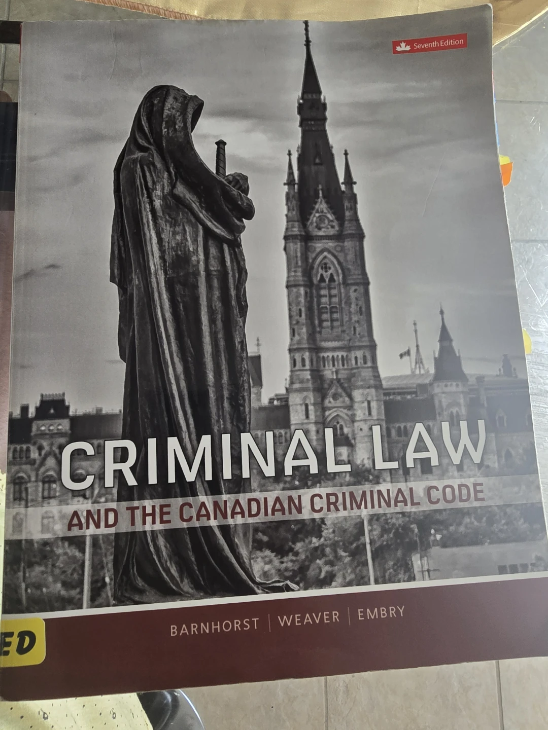 Criminal Law and the Canadian Criminal Code 7th Edition - photo 2