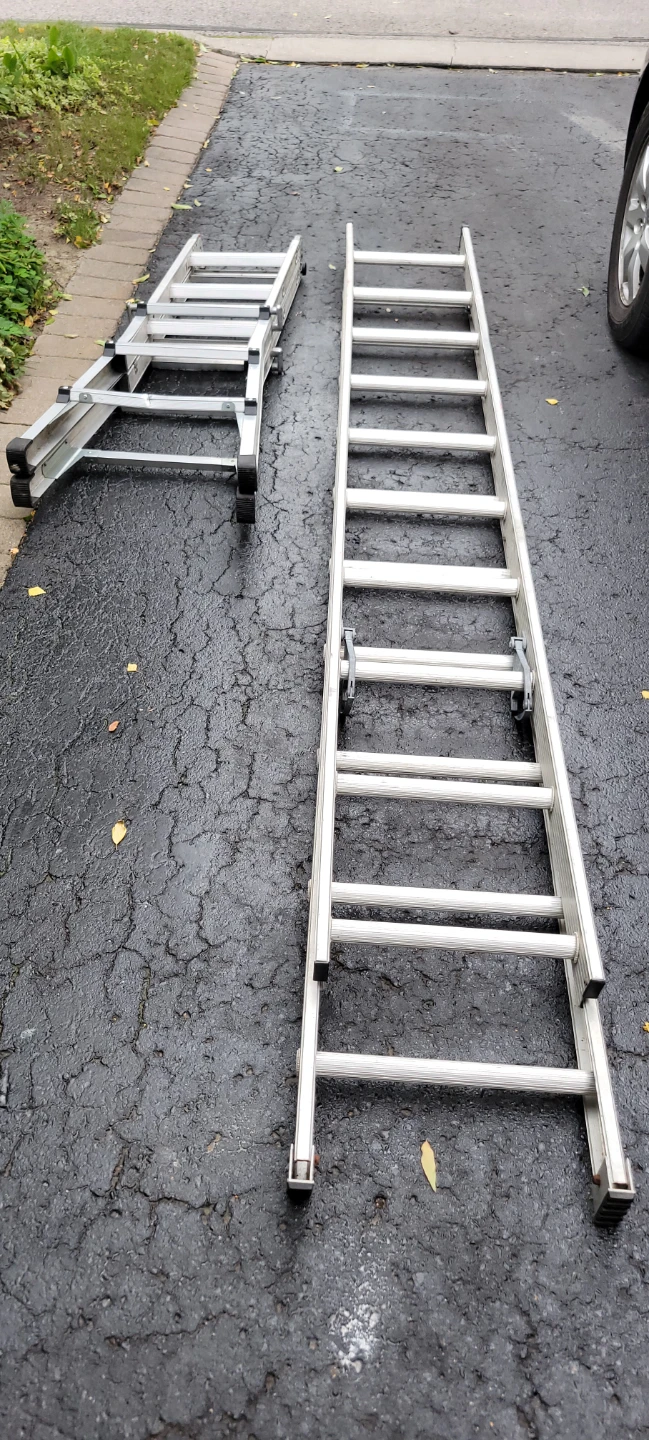 Multi-Position & 20ft  Aluminum Extension Ladders - photo 2
