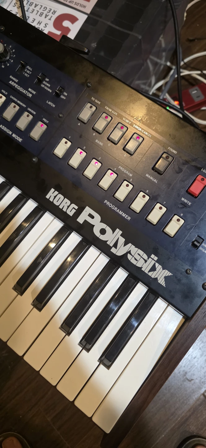 KORG Polysix 61-Key 6-Voice Analog Synthesizer Vintage Japan - photo 3