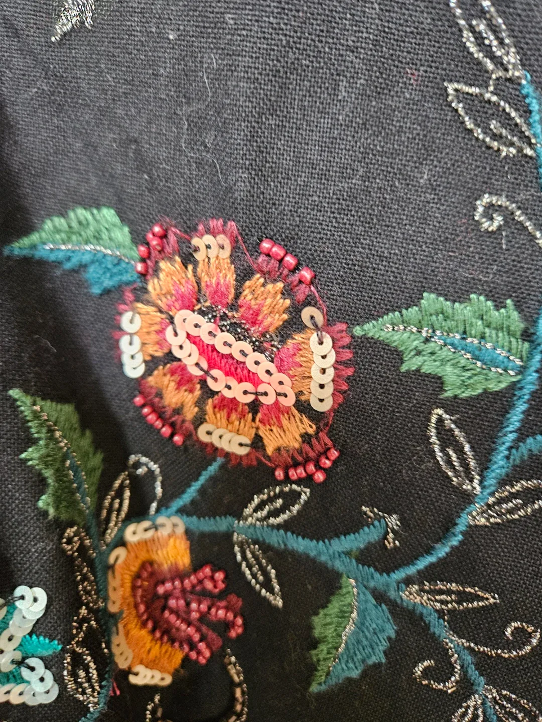 trf_outerwear(Zara) embroidered floral jacket - photo 5