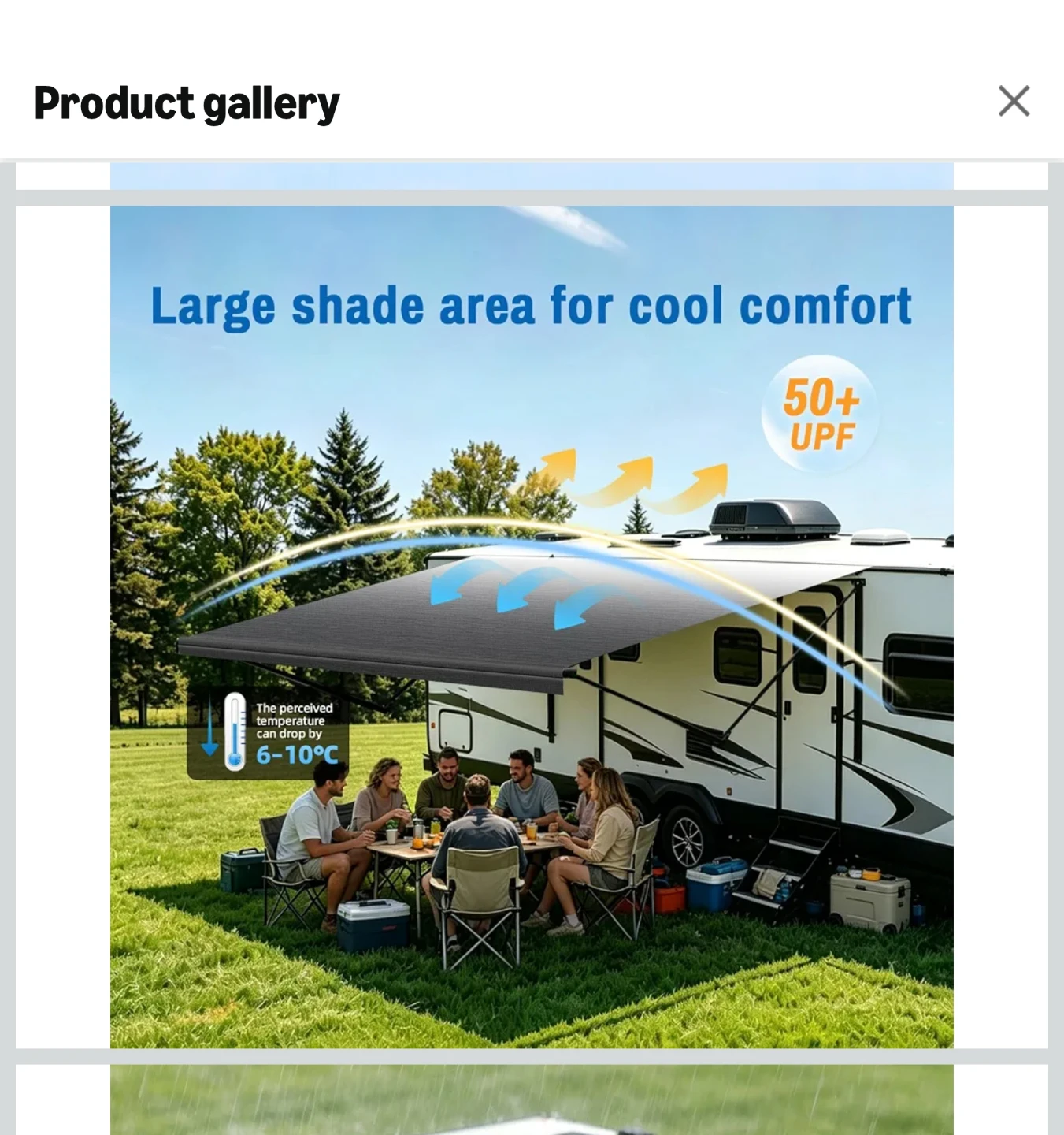 ShadePlus RV Awning Replacement Fabric - photo 4