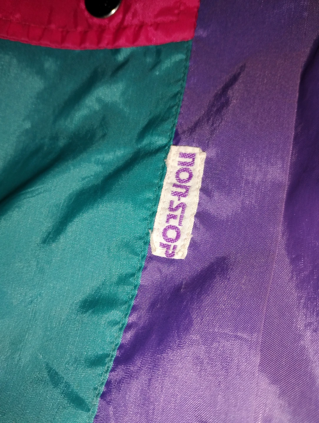 Non-Stop Vintage Colour-Block Windbreaker - photo 2