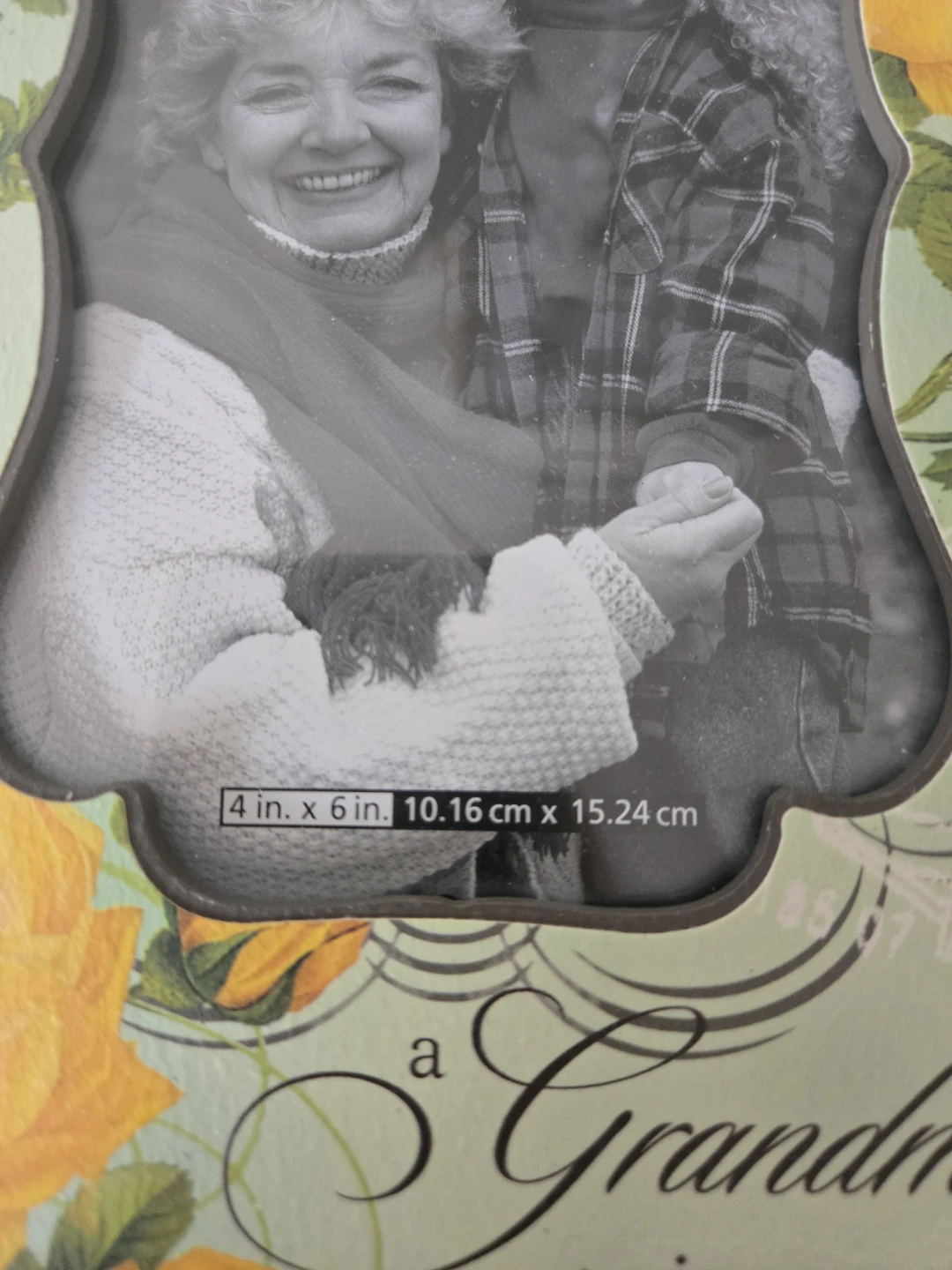 Vintage Grandmother floral photo frame - photo 3