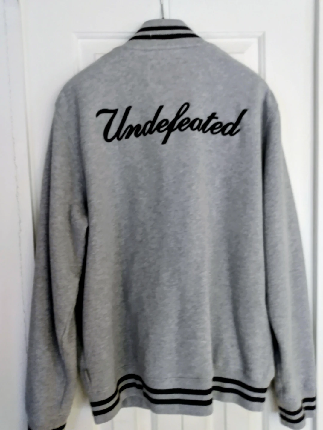 Undefeated Varsity Jacket - Grey - photo 2