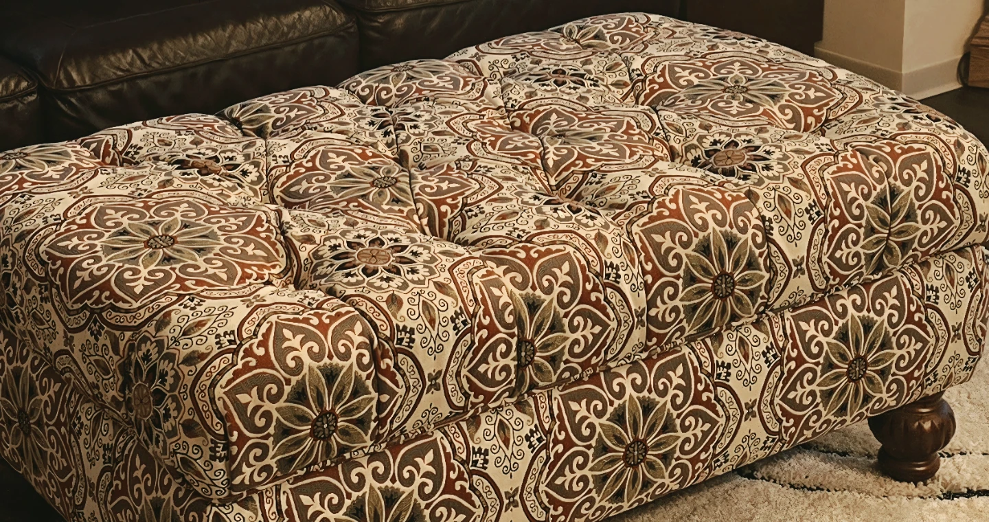 Tufted Ottoman Footrest